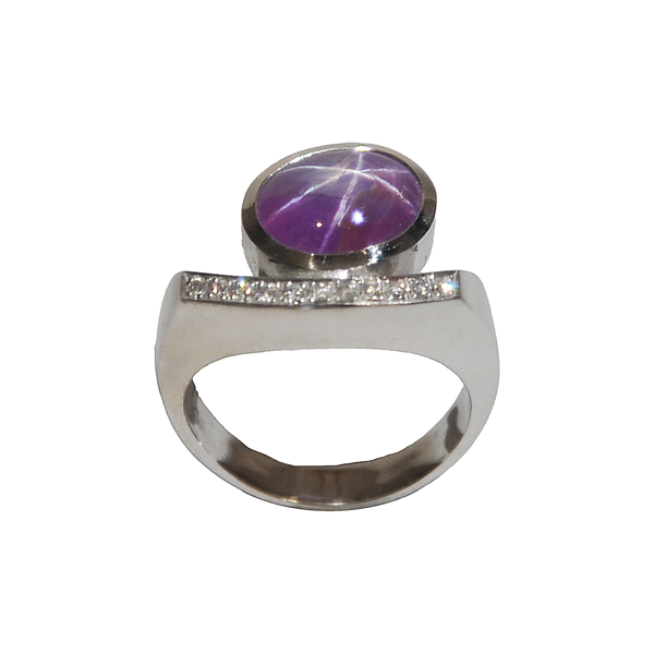 Sternsaphir Ring